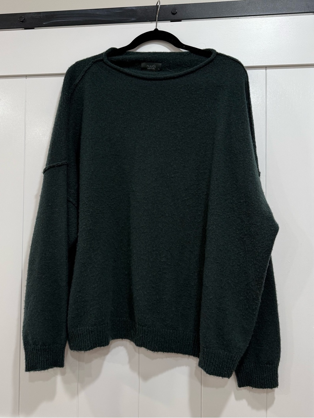 nuuds Forest Green Women's Crewneck Sweater